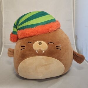 11" Bruce the Walrus Christmas Squishmallow Plush No Bio Tag